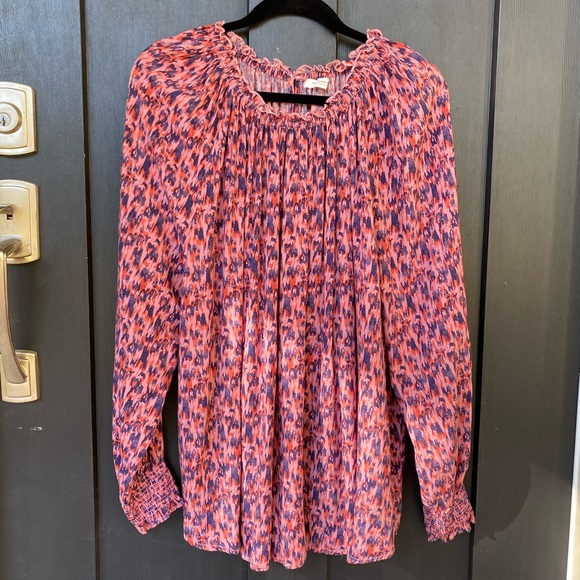 Boho Colorful Peasant Blouse—Large - Picture 6 of 7